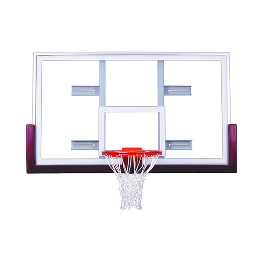 First Team Competitor™ Backboard Upgrade Package - FT240 Glass Backboard, FT194TA Breakaway Rim, TuffGuard Padding