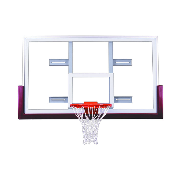 First Team Competitor™ Backboard Upgrade Package - FT240 Glass Backboard, FT194TA Breakaway Rim, TuffGuard Padding