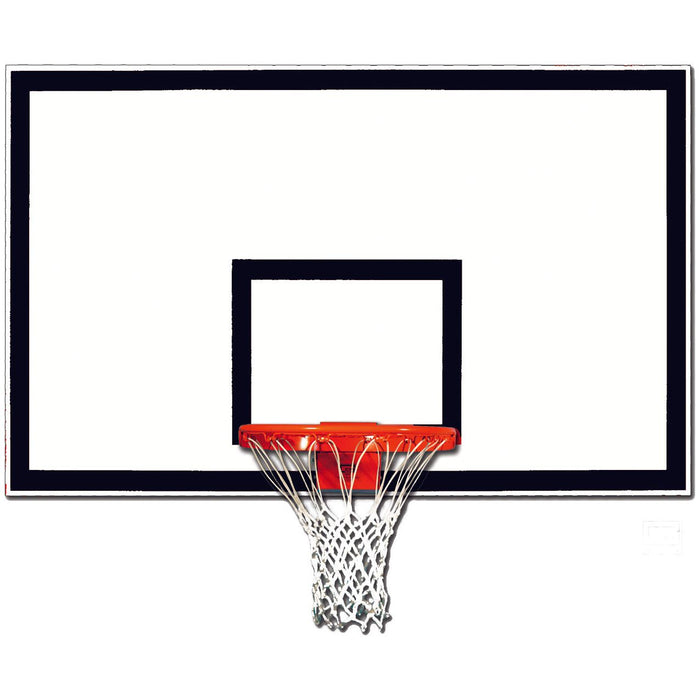 Gared Lightweight Fiberglass Backboard 42"x72" Black Target - 1342B-BLK