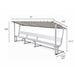 PEVO 21 ft covered team bench dimensions
