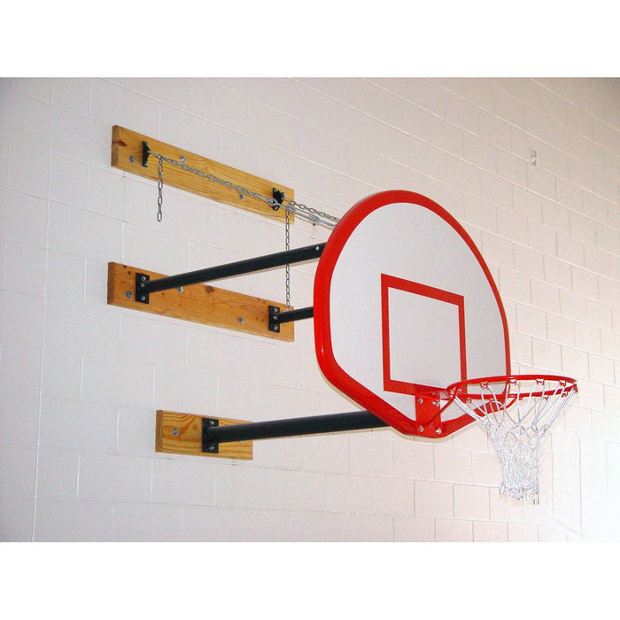Gared Direct Mount Wall Basketball Backstop 4'-6' - 2350-4060