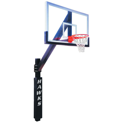First Team Legend Fixed Basketball Goal - 6"x6" Post, 66" Ext