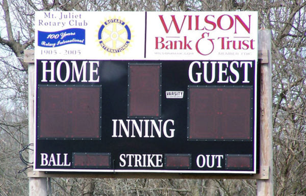 Varsity Scoreboards 3314 Baseball/Softball Scoreboard – LED – SKU: 3314-22