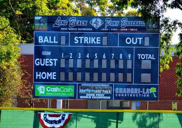 Varsity Scoreboards 3320 Baseball/Softball Scoreboard – LED – SKU: 3320-22
