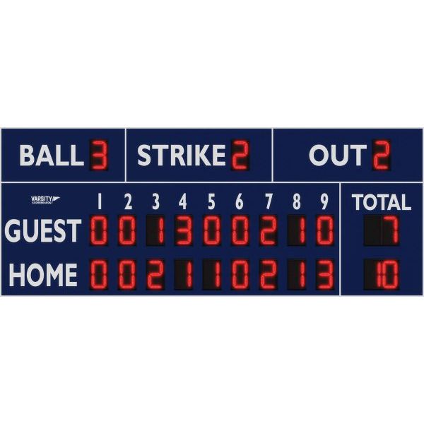 Varsity Scoreboards 3320 Baseball/Softball Scoreboard – LED – SKU: 3320-22
