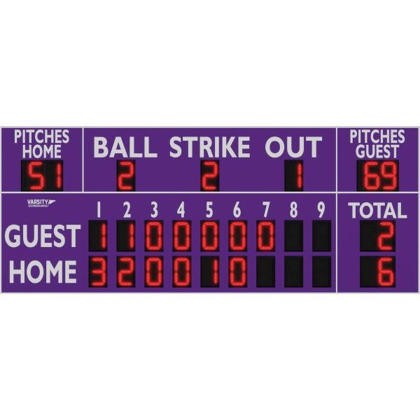 Varsity Scoreboards 3359 Baseball/Softball Scoreboard – LED – SKU: 3359-22
