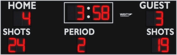 Varsity Scoreboards 3416 Soccer Scoreboard – LED, Wireless – SKU: 3416-22