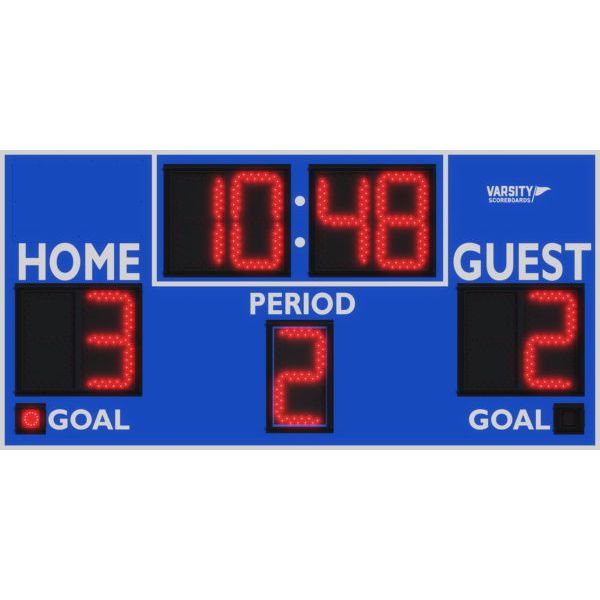 Varsity Scoreboards 3430 Soccer Scoreboard – LED, Wireless – SKU: 3430-22
