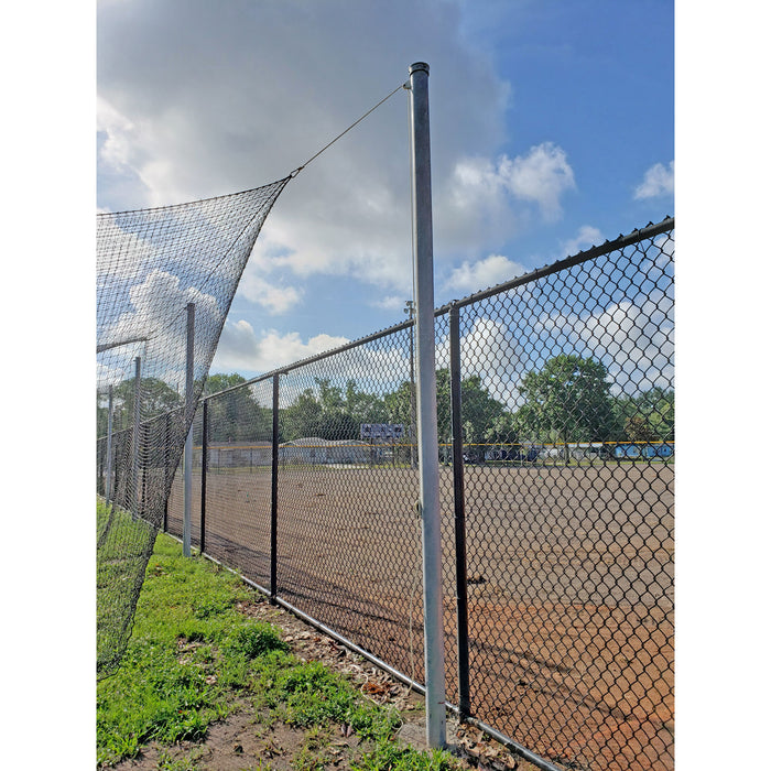 Gared Outdoor Steel Batting Cage - 70' L x 12' W x 10' H - SKU: 4086-70
