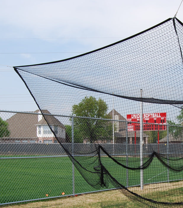 Gared Outdoor Multi-Sport Cage Net - 12' W x 12' H x 70' L - SKU: 4087