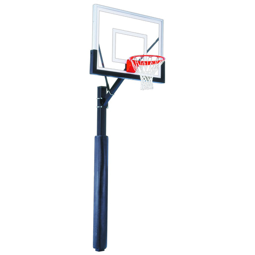 First Team Sport™ Fixed-Height Basketball Goal – 4” x 4” Heavy-Duty Steel Post