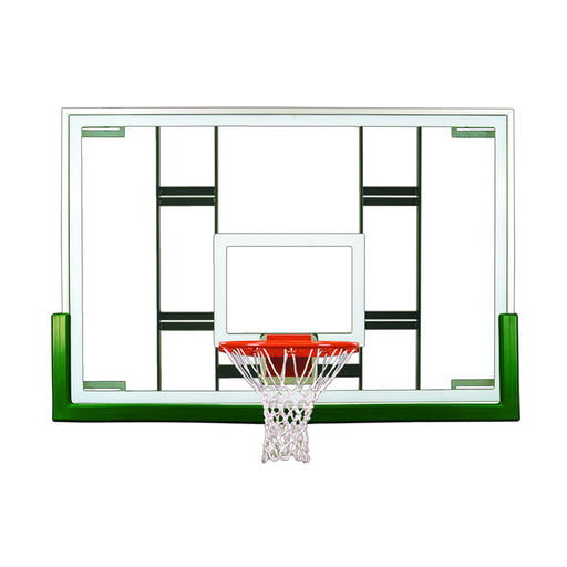 First Team Colossus™ Backboard Upgrade Package - FT241 Glass Backboard, FT190 Breakaway Rim, TuffGuard Padding