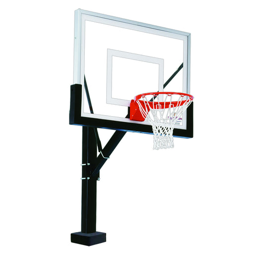 First Team HydroSport™ Poolside Fixed-Height Basketball Goal – Stainless Steel & Powder-Coated Finish