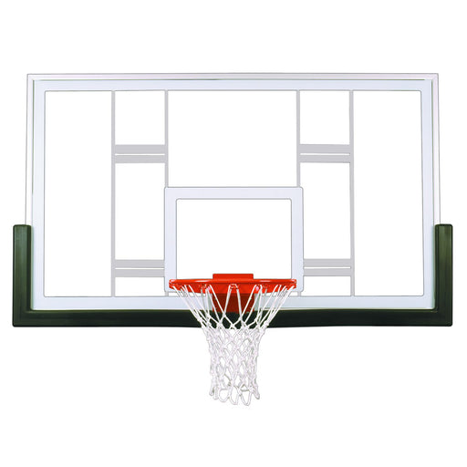 First Team FT239 Competition Glass Basketball Backboard - 42" x 72" Tempered Glass, Pre-Drilled for Padding, Regulation White Border