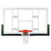 First Team FT239 Competition Glass Basketball Backboard - 42" x 72" Tempered Glass, Pre-Drilled for Padding, Regulation White Border