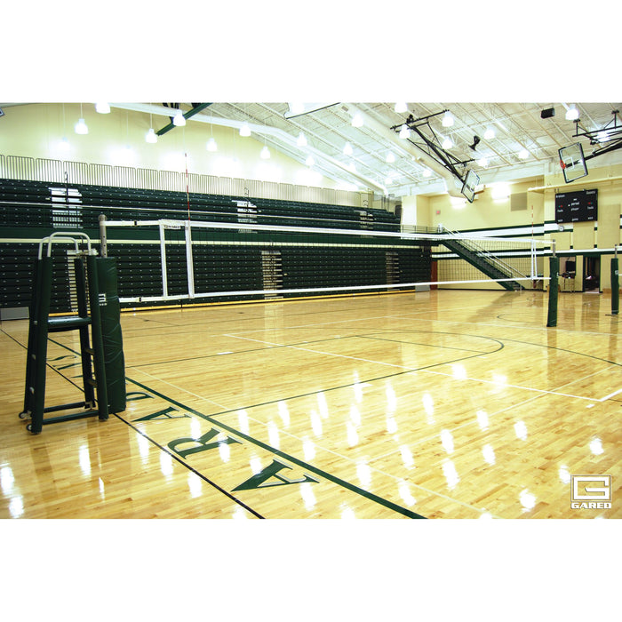 Gared OmniLite 3" OD Collegiate One-Court Volleyball System – No Floor Sleeves & Covers – 5005