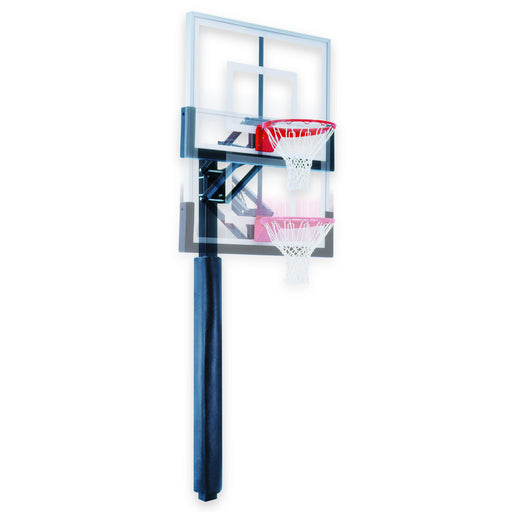 First Team Champ™ In-Ground Adjustable Basketball Goal – 10’ to 7’6” Height Range