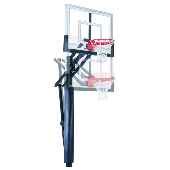 First Team Slam™ In-Ground Adjustable Basketball Goal – 10’ to 7’ Height Range
