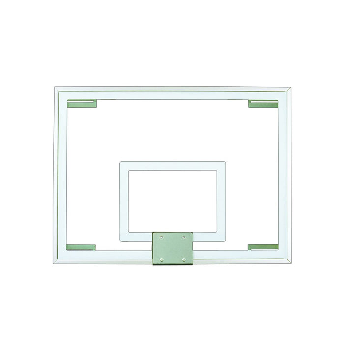 First Team FT231 Gymnasium Glass Basketball Backboard - 40" x 54" - Heavy-Duty Aluminum Frame