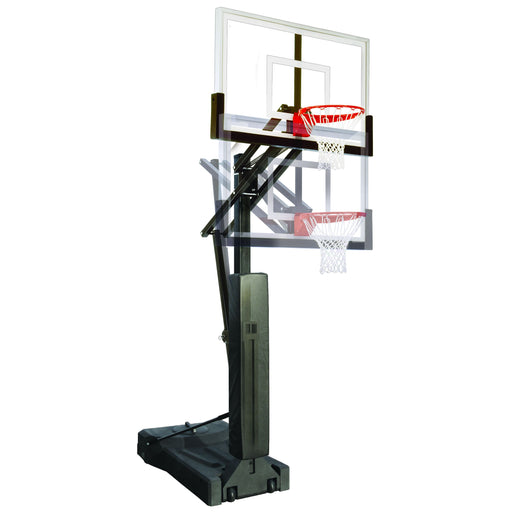 First Team Portable Basketball Goal – Acrylic or Glass Backboard, Quik-Pin Height Adjustment