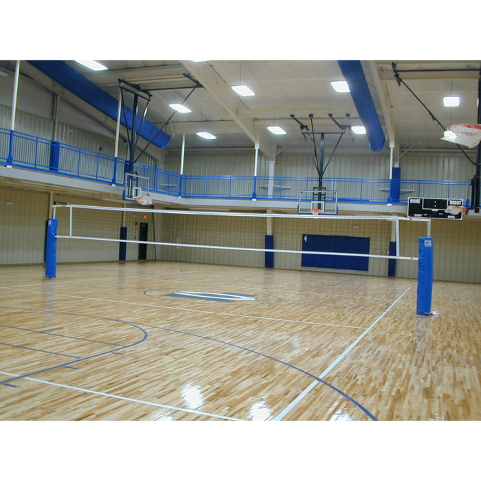 Gared RALLYLINE 3-1/2" OD Scholastic Telescopic Two-Court Volleyball System – 6102