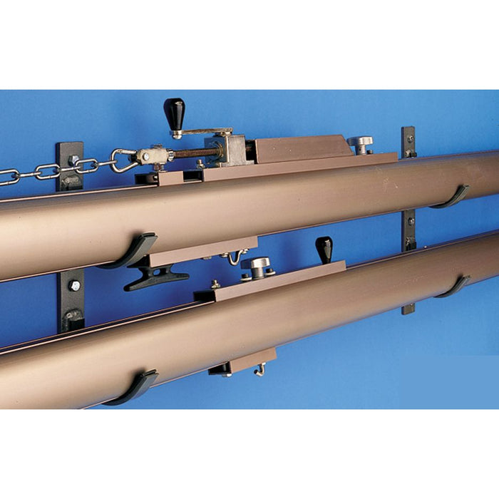 Gared Horizontal Volleyball Upright Storage Bracket – Wall-Mounted Space Saver – SKU: 6292