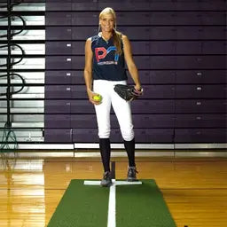 Athletic Connection Softball Pitching Mat with Powerline – 3' x 10' – SKU: 1266016
