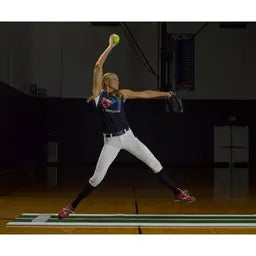 Athletic Connection Pitcher’s Lane Pro Softball Pitching Mat – 10 ft. x 3 ft. – Indoor – SKU: 1291360