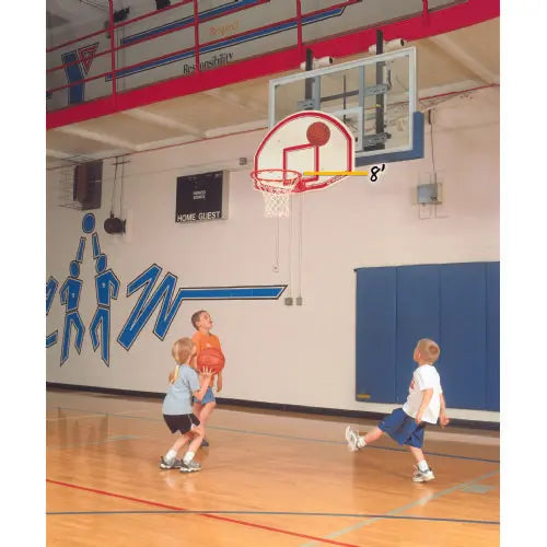 Athletic Connection Easy-Up 6-in-1 Mini Basketball Goal - Adjustable Height 6.5' to 9' - SKU: 1295825