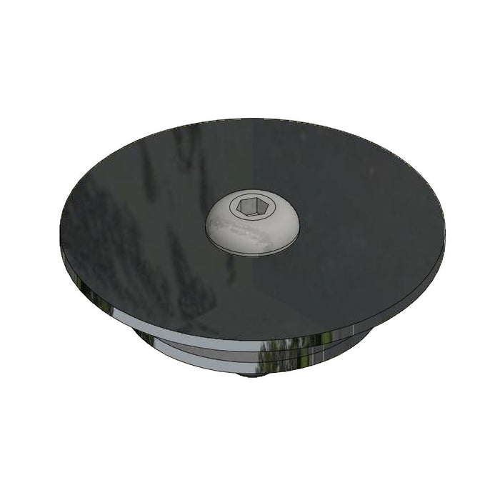 Gared Locking Ground Sleeve Cap – Fits 2-3/8" O.D. Post Sleeves – SKU: 6827