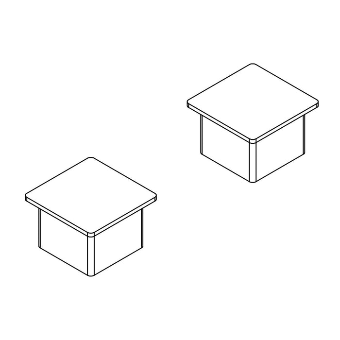 Gared Caps for 4" Square Outdoor Volleyball Post Sleeves – SKU: 6829