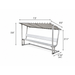 PEVO 7.5 ft covered team bench dimensions