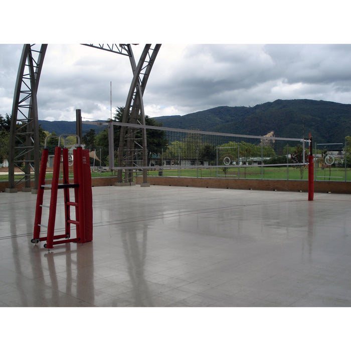 Gared Collegiate Two-Court Volleyball System – Multi-Sport, No Floor Sleeves & Covers – 7207