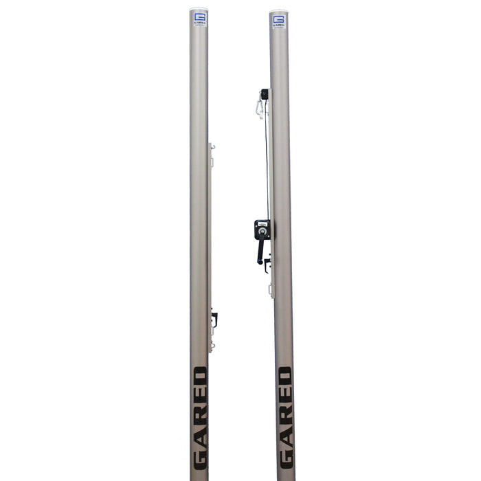 Gared Collegiate Two-Court Volleyball System – Multi-Sport Adjustable Net – 7202