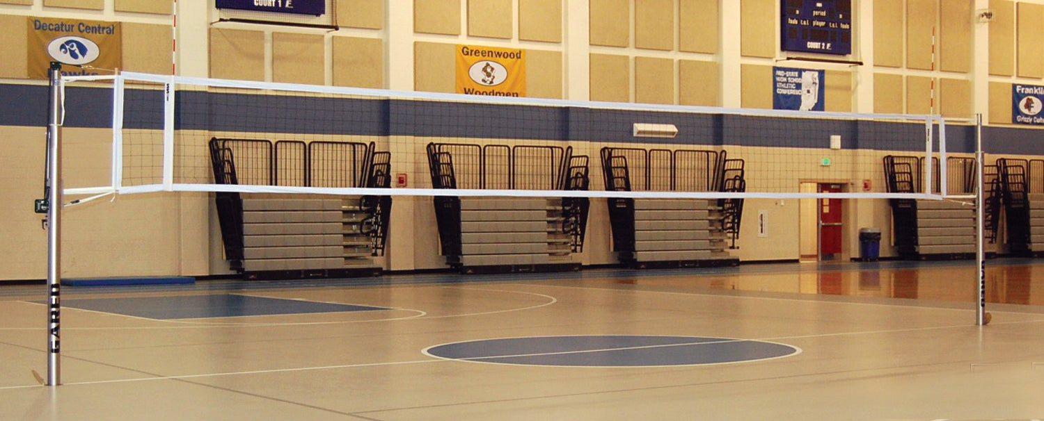 Gared LIBERO 4” O.D. Master Telescopic One-Court Volleyball System – Competition-Ready – 7300