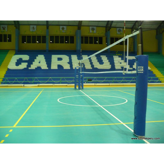 Gared LIBERO 4” O.D. Master Telescopic One-Court Volleyball System – Competition-Ready – 7300