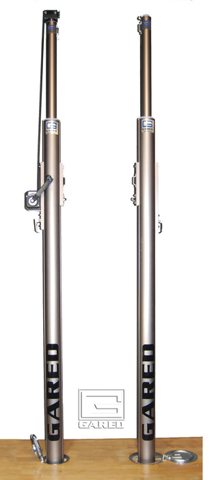 Gared Master Telescopic Two-Court Volleyball System – Competition-Grade – 7307
