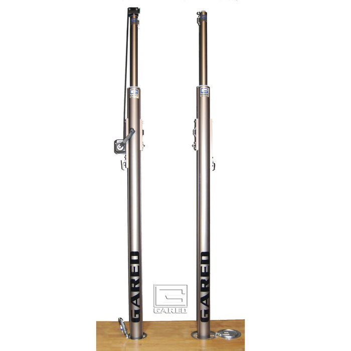 Gared Master Telescopic Two-Court Volleyball System – Competition-Grade – 7307