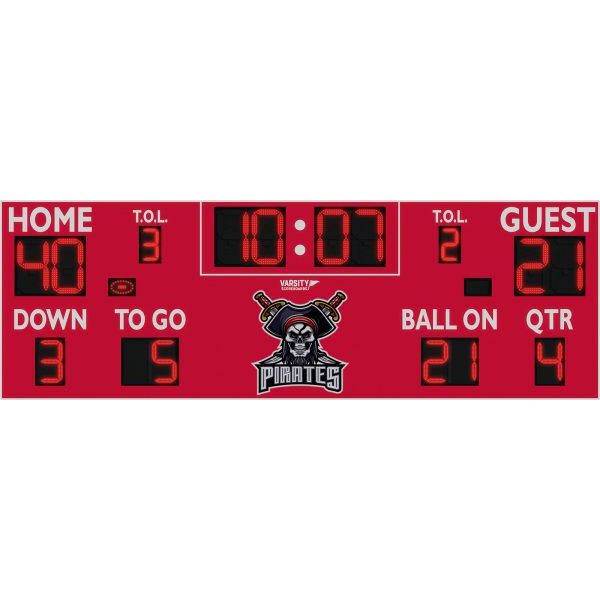 Varsity Scoreboards 7424 Football Scoreboard – LED, Wireless – SKU: 7424-22