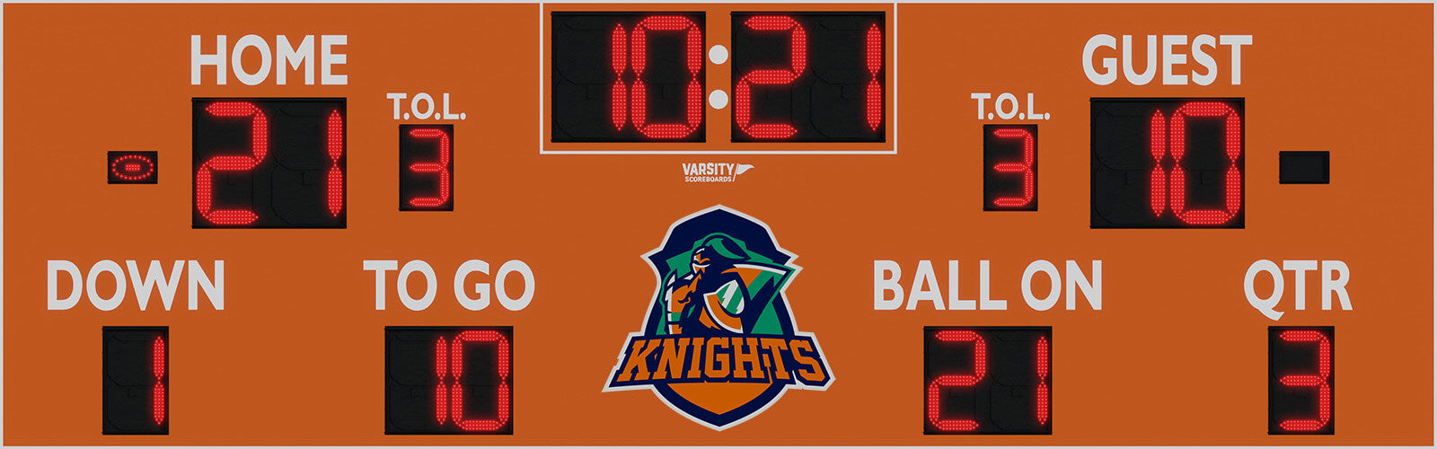 Varsity Scoreboards 7432 Football Scoreboard – LED, Wireless – SKU: 7432-22