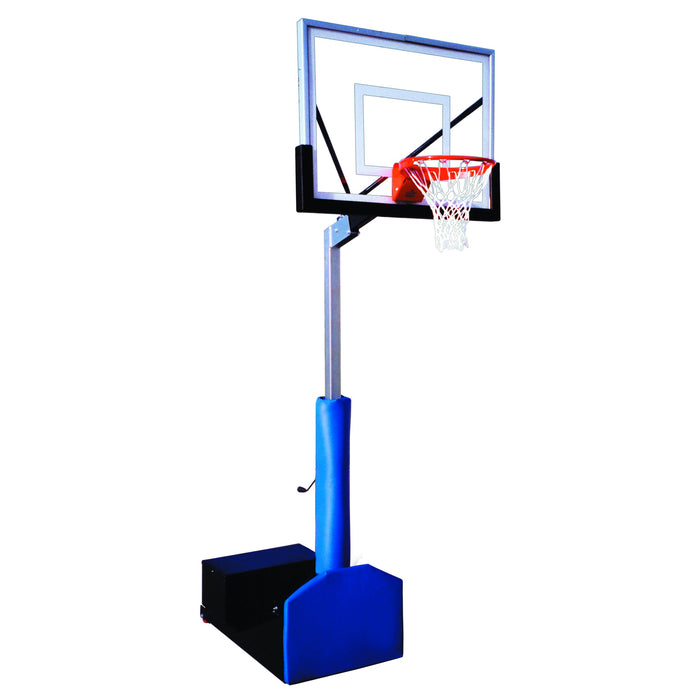 First Team Rampage™ Portable Basketball Goal – Adjustable Acrylic/Glass Backboard