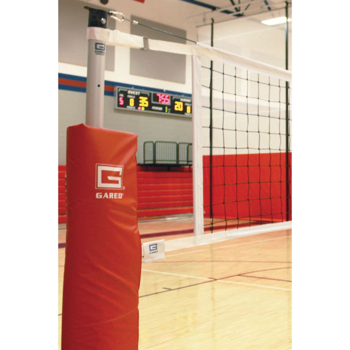 Gared Regulation Volleyball Net – 4" Square Nylon Mesh with Fiberglass Dowels – SKU: 601651165