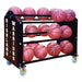 First Team Ball Hog™ Heavy-Duty Basketball Ball Cart - Holds 24 Basketballs - Durable Storage Solution