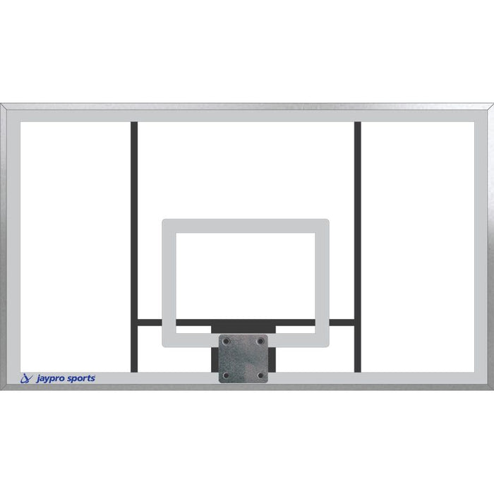 Backboard - Acrylic - Rectangular (72 in.W x 42 in.H) (Outdoor)