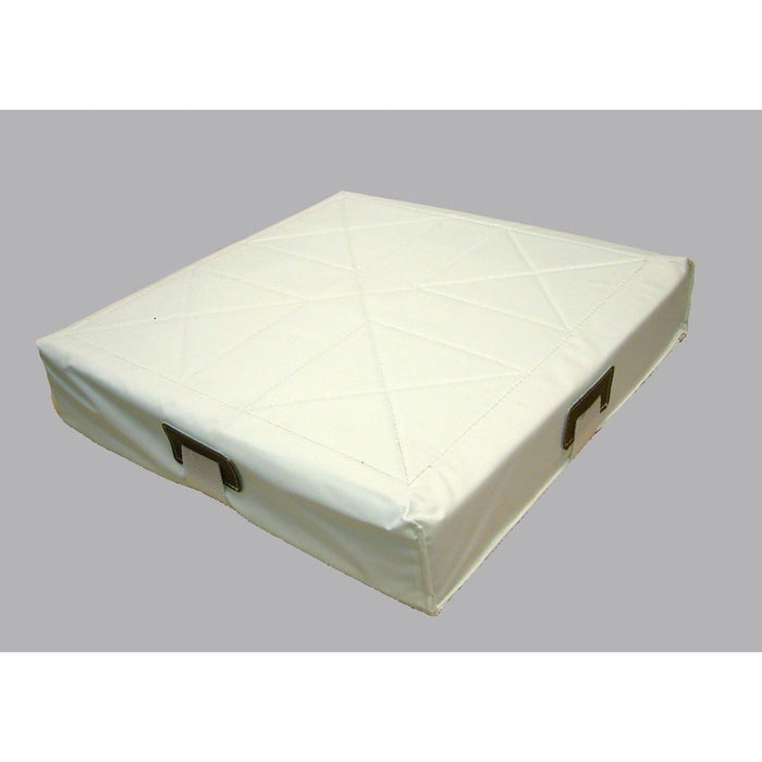 Jaypro Economy Baseball Base Set - 15" L x 15" W x 3" H (Set of 3, White) - SKU: BB-100
