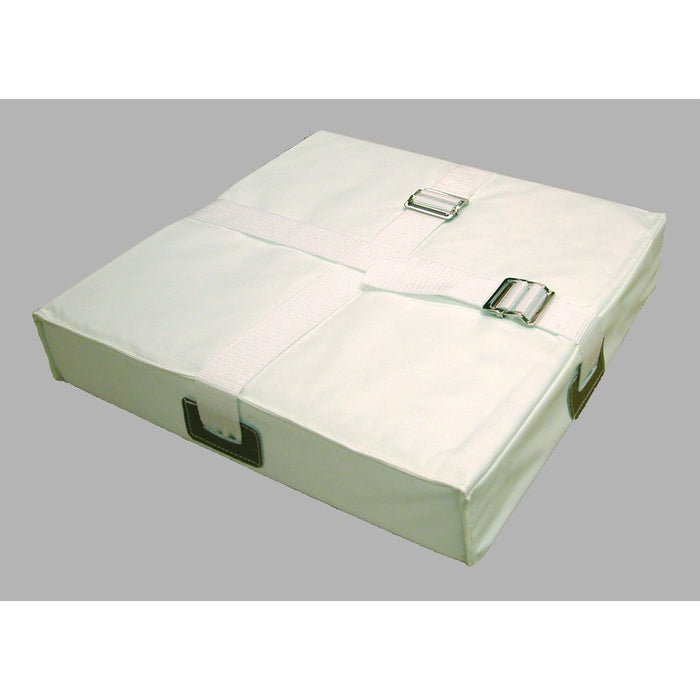Jaypro Economy Baseball Base Set - 15" L x 15" W x 3" H (Set of 3, White) - SKU: BB-100