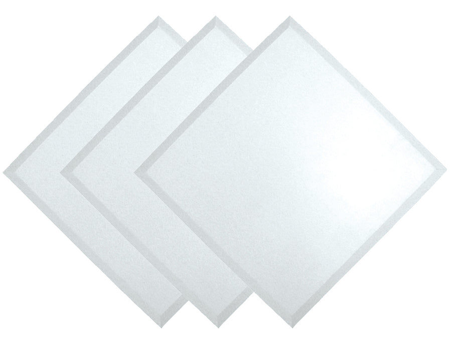 Baseball Base Set - Rubber Throw Down Style (13-1/2 in.L x 13-1/2 in.W x 1/2 in.H) (Set of 3) (White)