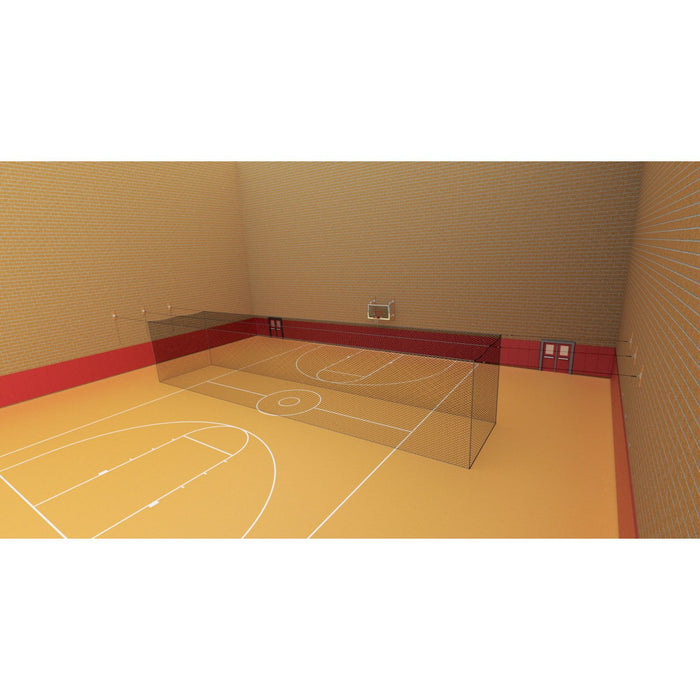 Jaypro Batting Cage - Quick Set-Up (55 ft. x 14 ft. x 14 ft., Indoor) - SKU: BBC-QS55