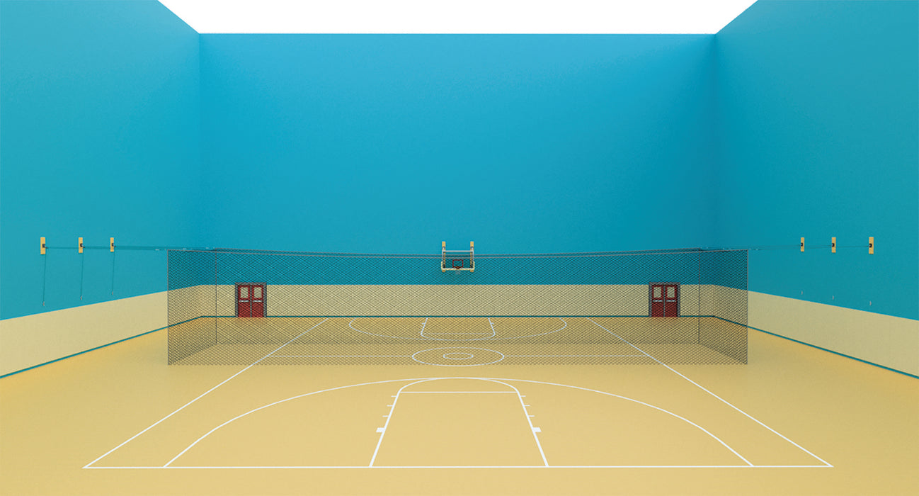 Batting Cage (55 ft.L x 14 ft.W x 14 ft.H) - Quick Set-Up (Indoor)