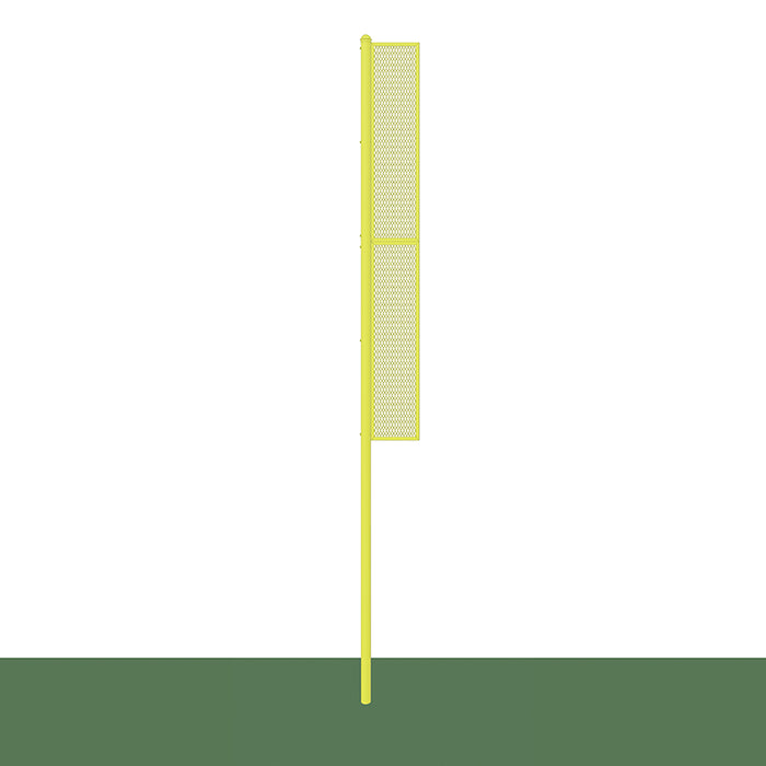 Foul Poles - Collegiate (20 ft.) - Baseball/Softball (Semi-Permanent) (Yellow)